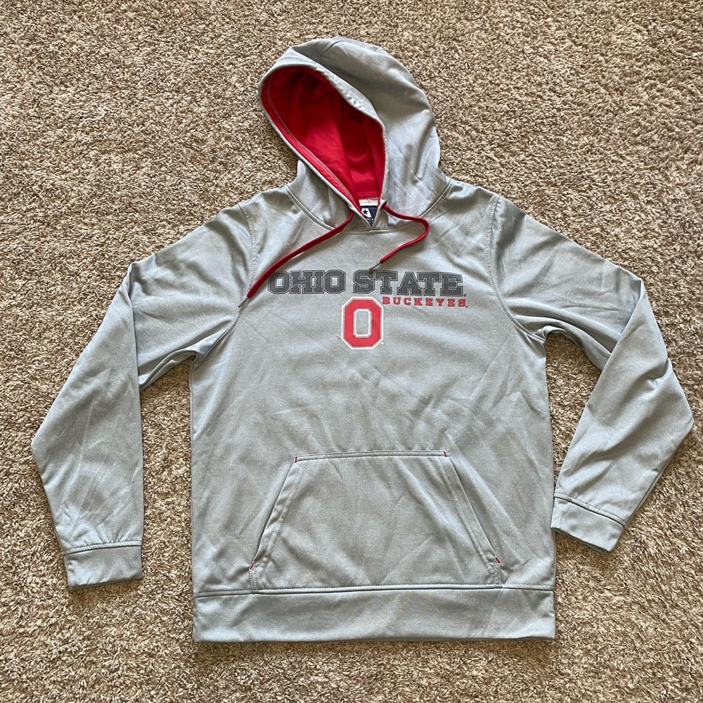 Ohio State Buckeyes NCAA Sweatshirt Pullover Hoodie Sportwear Men’s Size‎ SMALL